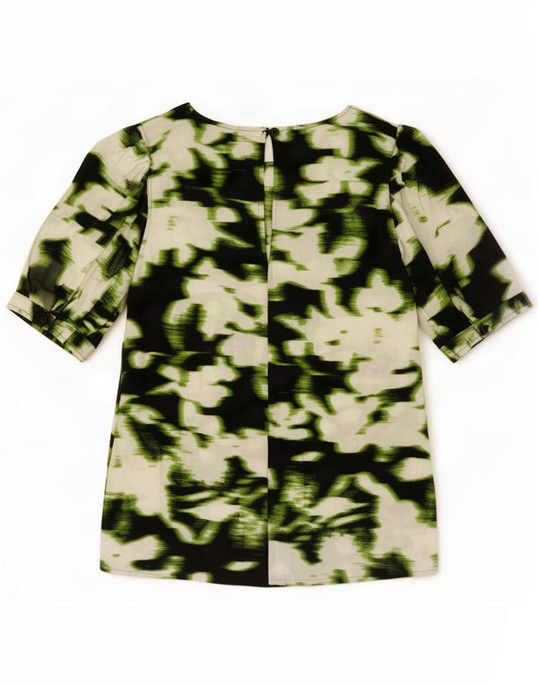 Γυναικεία μπλούζα Marks & Spencer Top UK 10 Small Multicolored Floral Viscose