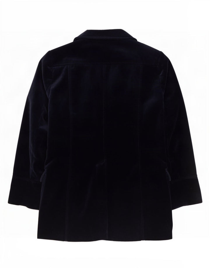 Valentino Γυναικείο παλτό με διπλό στήθος Νούμερο 42 Small Navy Blue