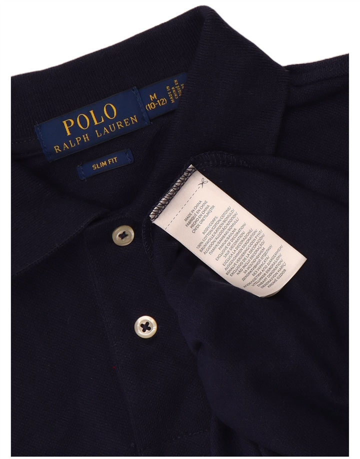 POLO RALPH LAUREN Boys Slim Fit Polo πουκάμισο 10-11 ετών Medium Navy Blue