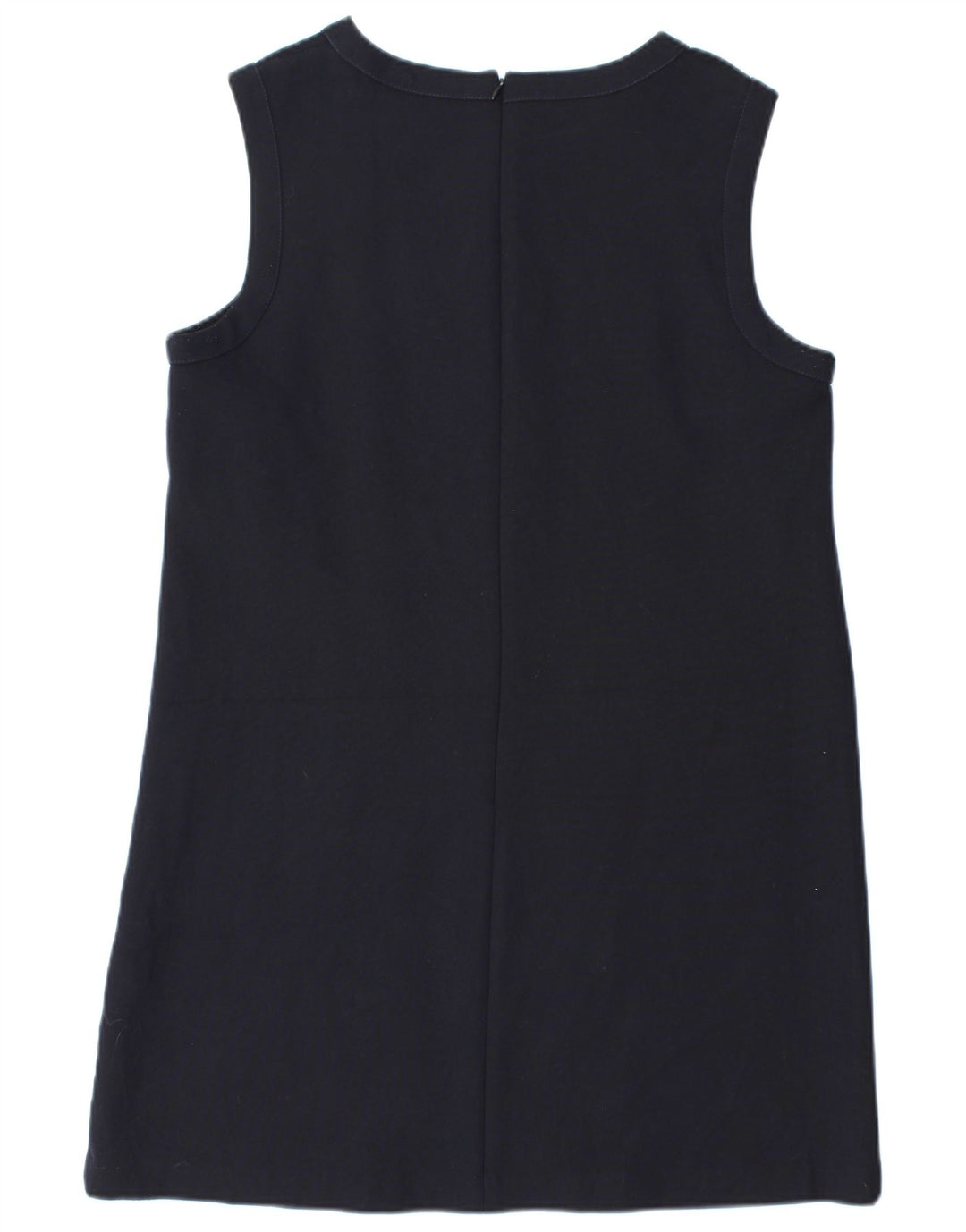 Zara Γυναικείο Αμάνικο Φόρεμα Shift UK 18 XL Navy Blue Polyester