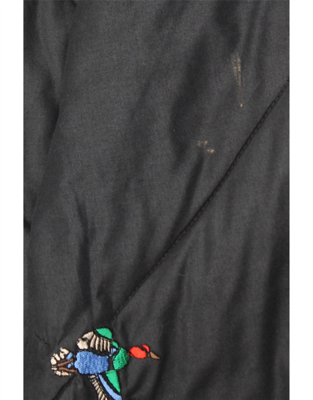 VINTAGE Γυναικείο παλτό αντιανεμικό UK 20 2XL Μαύρο Ζώο