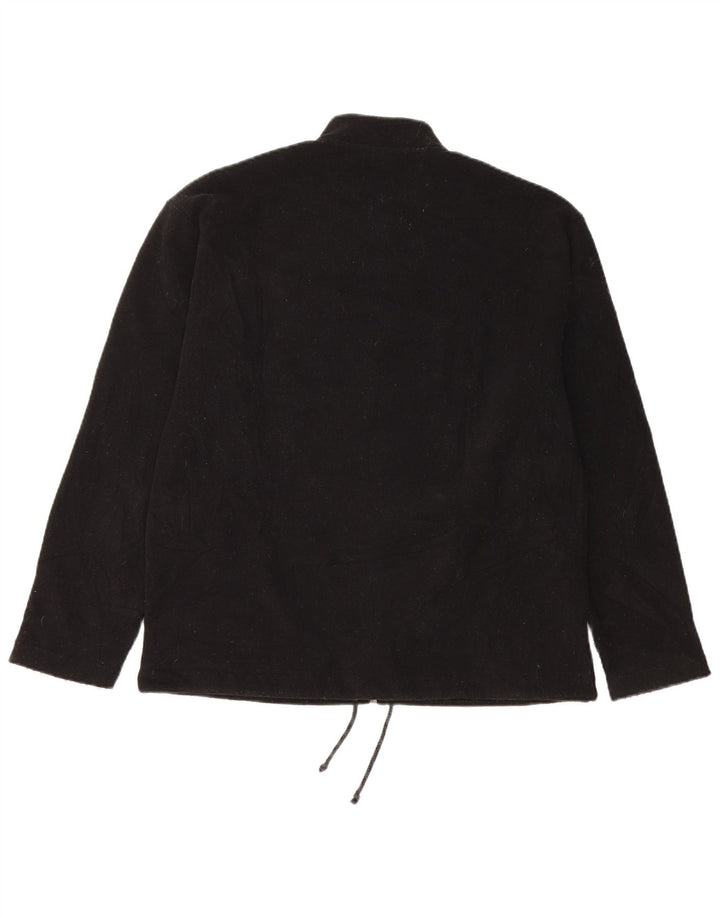 Fila Γυναικείο Fleece Jacket UK 16 Large Black Polyester