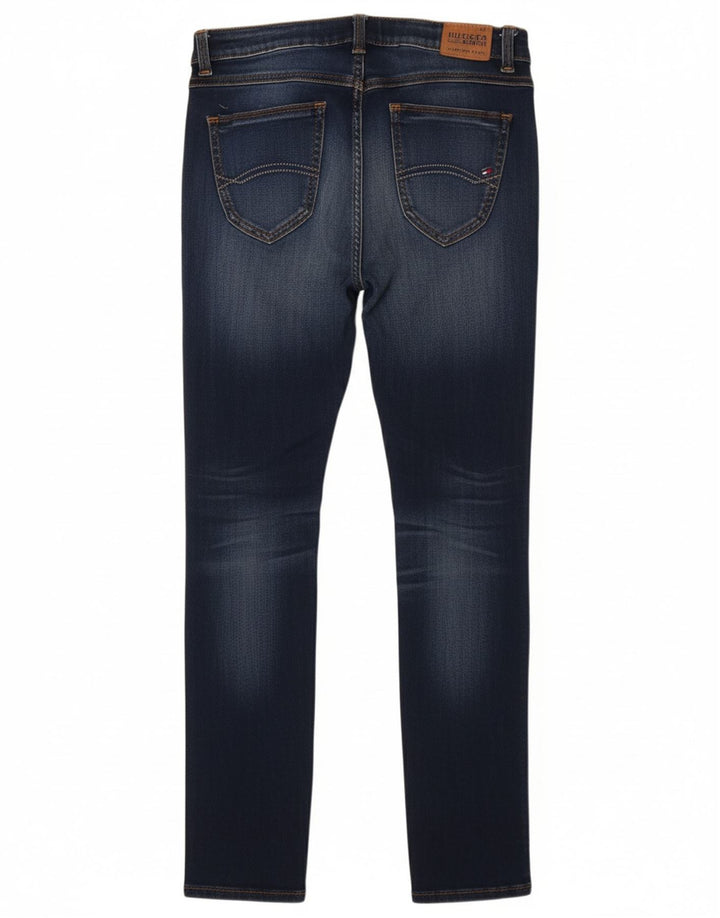 TOMMY HILFIGER Αγόρια Skinny Jeans 13-14 ετών W26 L29 Μπλε βαμβακερό