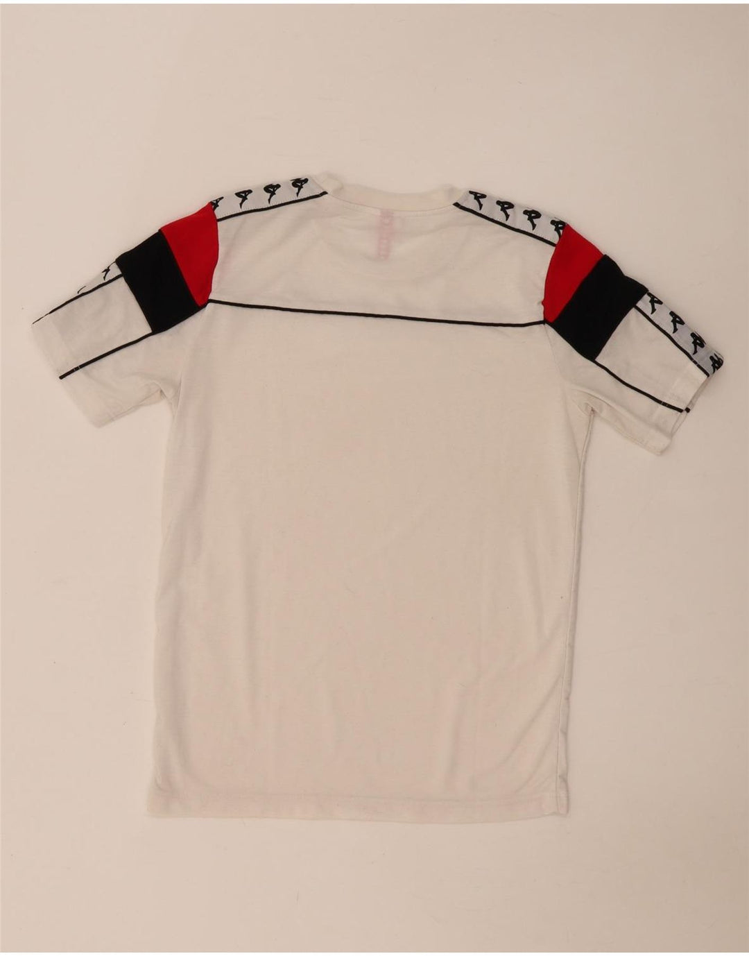 Ανδρικό γραφικό T-Shirt Kappa Top Medium White Colourblock