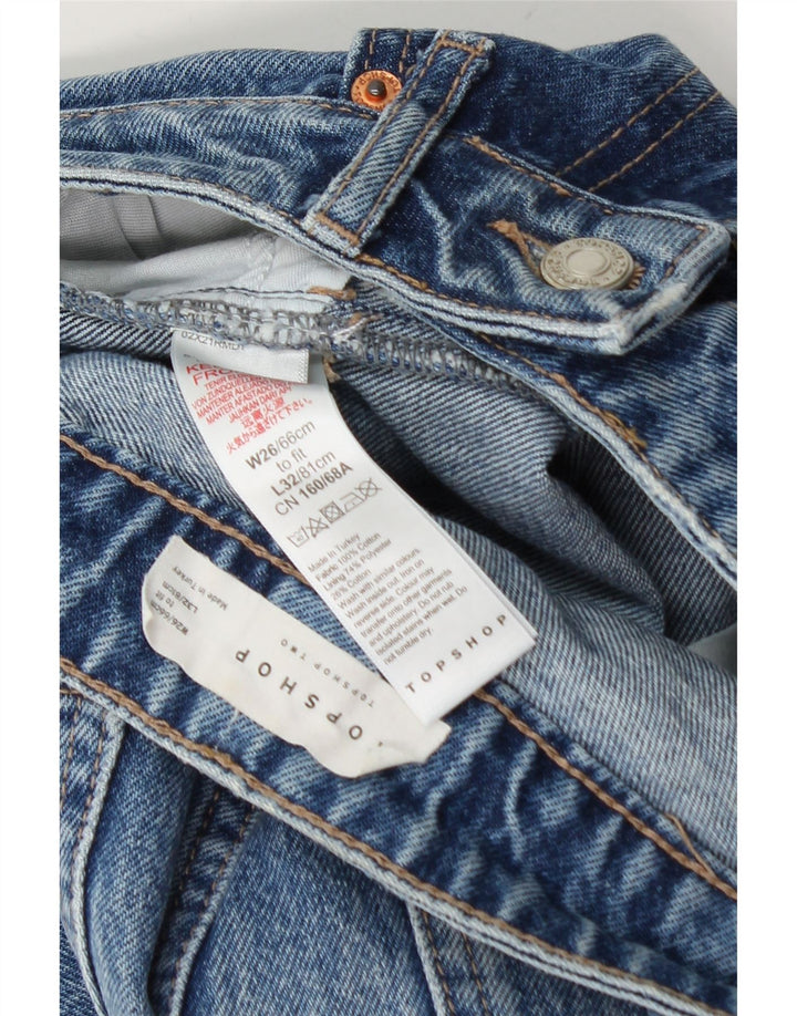TOPSHOP Γυναικείο Bootcut Jeans W26 L32 Μπλε βαμβακερό