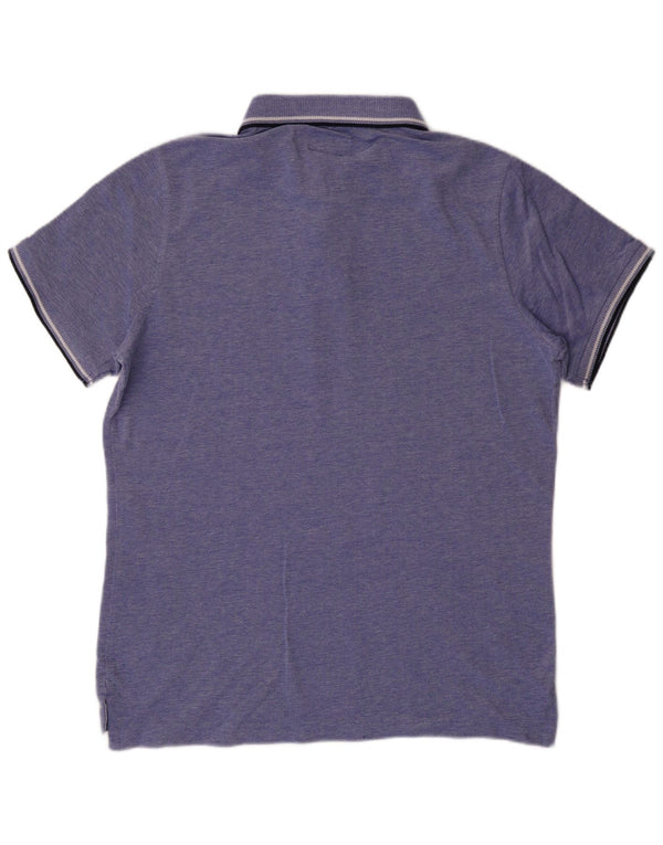 Ανδρικό μπλουζάκι πόλο Superdry XL Μπλε βαμβακερό