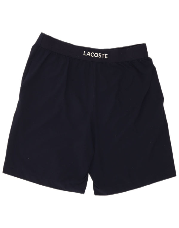 Ανδρικό γραφικό αθλητικό σορτς Lacoste, Μέγεθος 4, Medium Navy Blue Polyester
