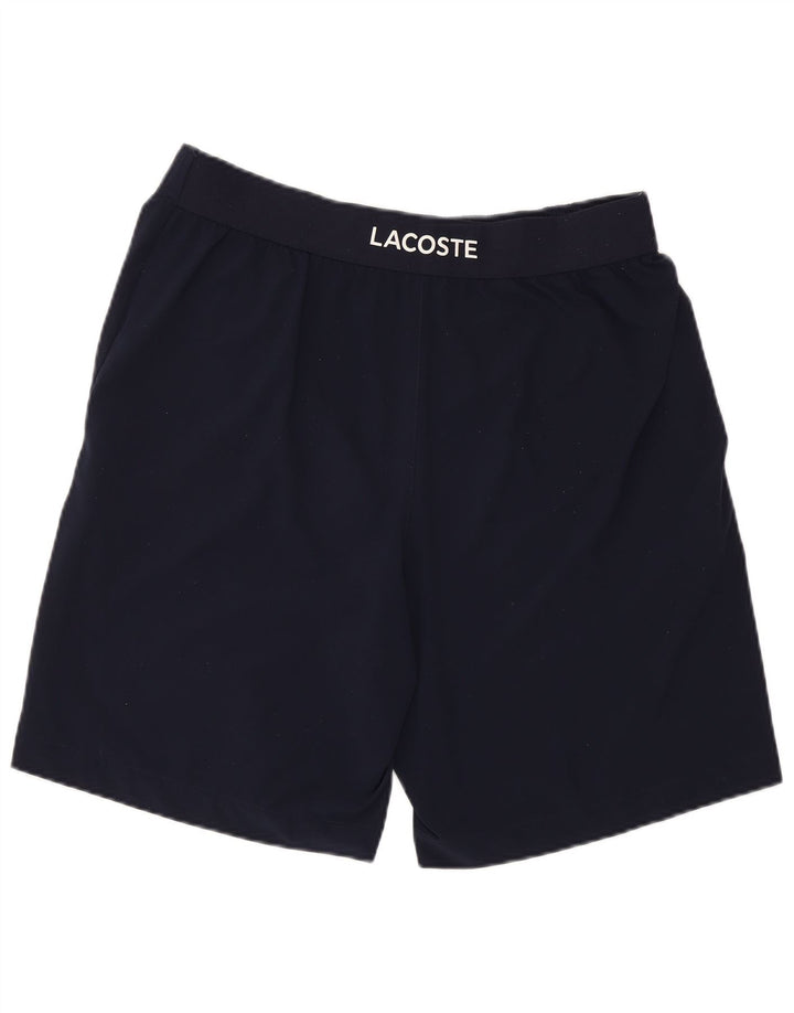 Ανδρικό γραφικό αθλητικό σορτς Lacoste, Μέγεθος 4, Medium Navy Blue Polyester
