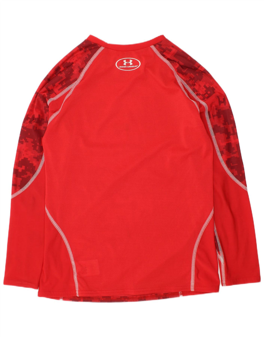 UNDER Armour Boys Heat Gear Graphic Top Μακρύ μανίκι 13-14 ετών XL Κόκκινο