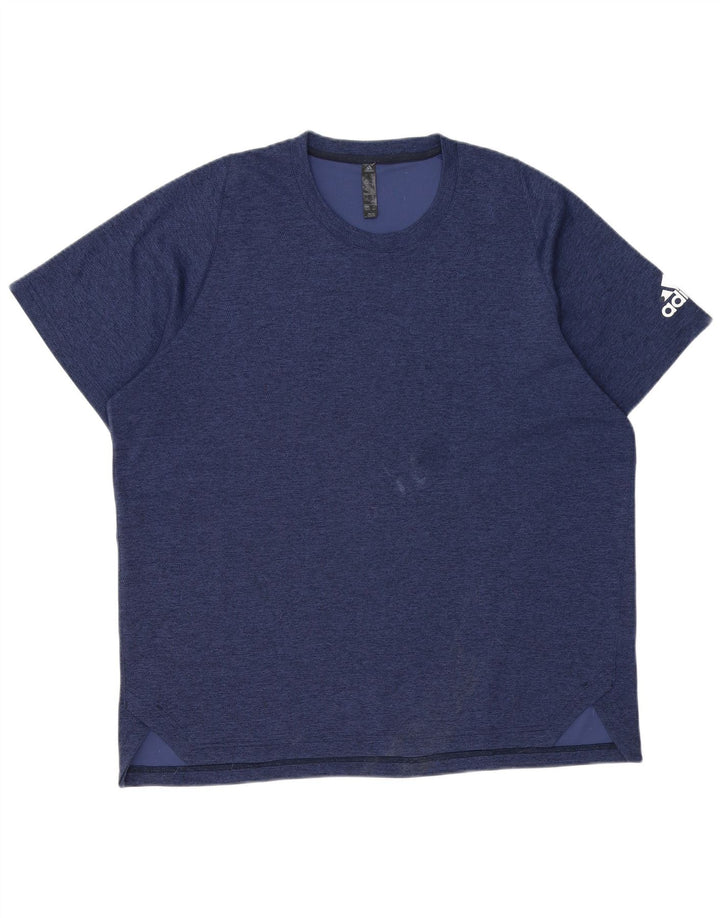 Ανδρικό T-Shirt Adidas Top XL Navy Blue Polyester