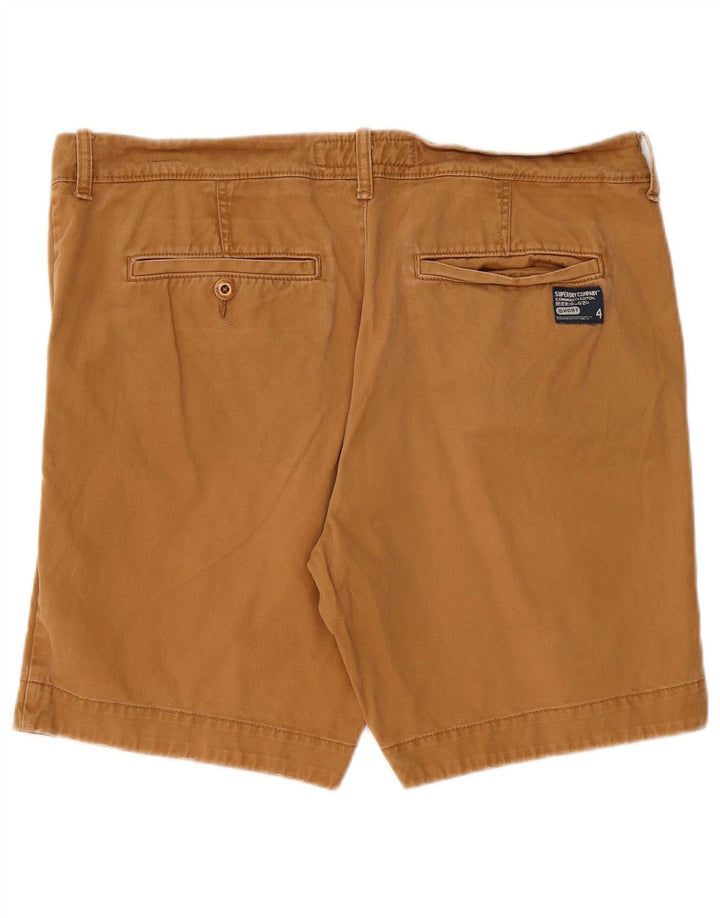 Ανδρικό σορτς Chino SUPERDRY 2XL W42 Μπεζ βαμβακερό