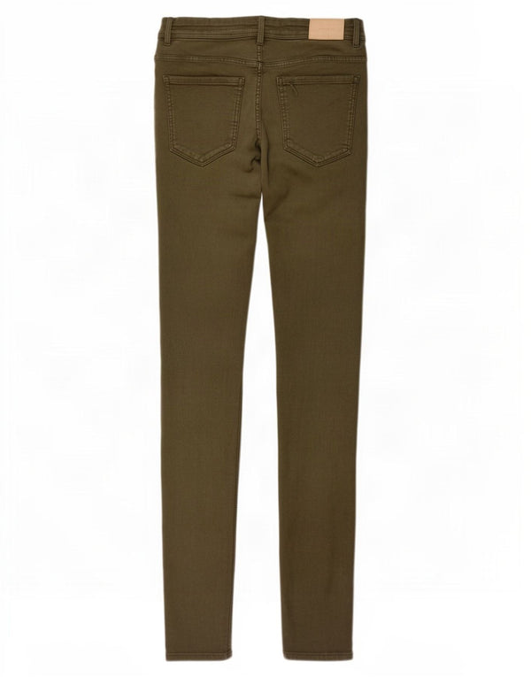 Zara Γυναικεία Trafaluc Skinny Jeans EU 40 Medium W30 L32 Χακί βαμβακερό