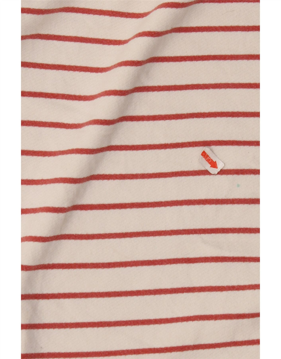 FAT FACE Γυναικείο τοπ μακρυμάνικο UK 8 Small Off White ριγέ βαμβακερό