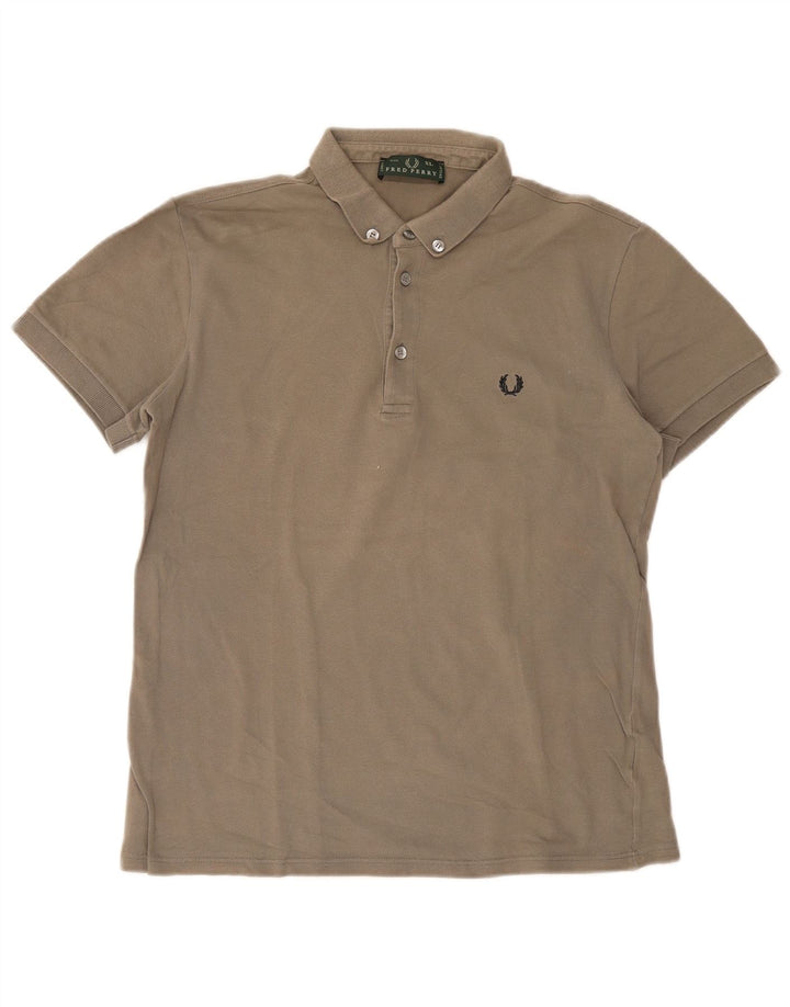 Fred Perry Ανδρικό Πόλο Μπλουζάκι XL Γκρι βαμβακερό