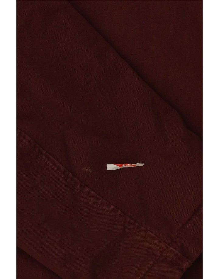 Zara Ανδρικό Bomber Jacket UK 40 μεγάλο βαμβακερό μπορντό