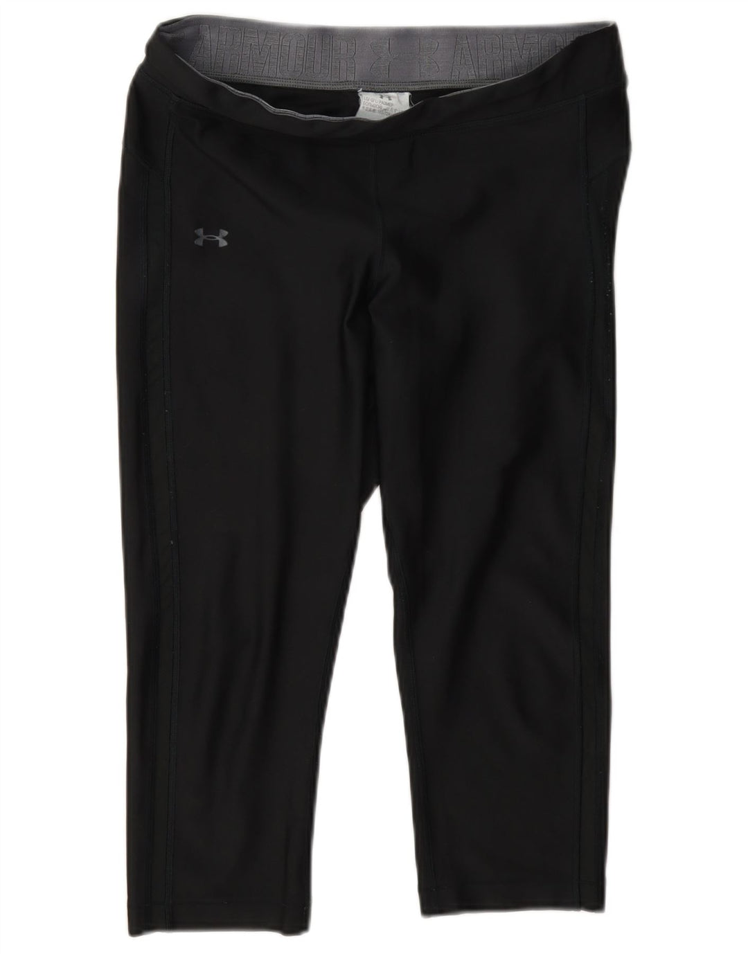 Under Armour Γυναικεία Κάπρι Κολάν UK 16 Large Μαύρο Πολυεστέρας
