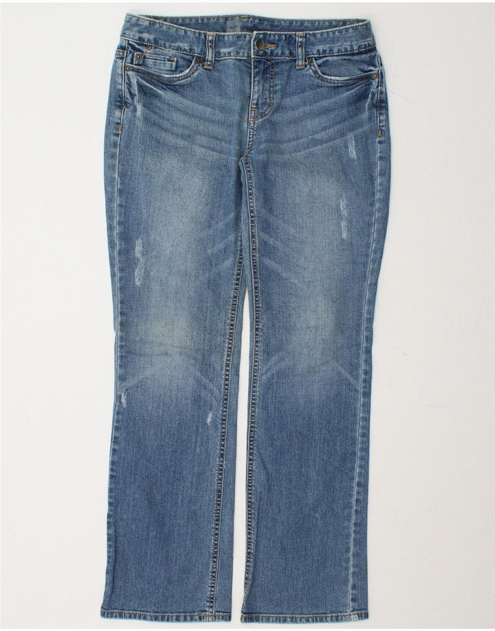 MOSSIMO Womens Curvy Fit Bootcut Jeans US 6 Medium W32 L30 Blue Cotton Vintage Mossimo and Second-Hand Mossimo from Messina Hembry 