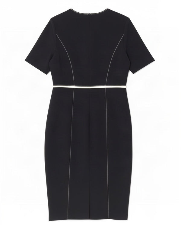Γυναικείο φόρεμα με θήκη Marks & Spencer UK 14 Large Navy Blue Viscose