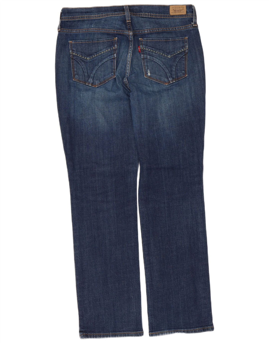 Levi's Womens 505 Straight Jeans US 10 Large W30 L29 Μπλε βαμβακερό