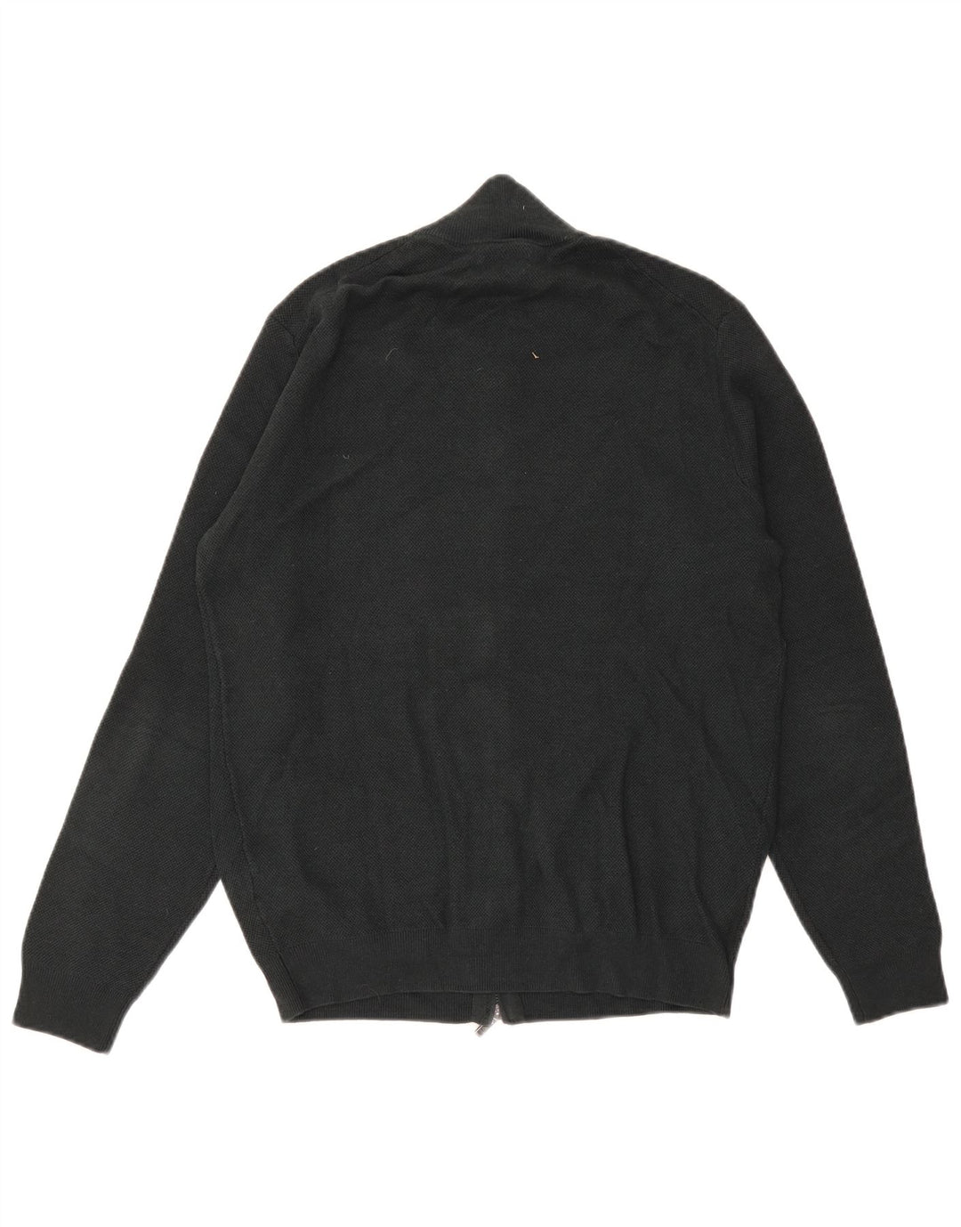 Ανδρικό πουλόβερ ζακέτα Massimo Dutti, μεσαίο πράσινο βαμβακερό