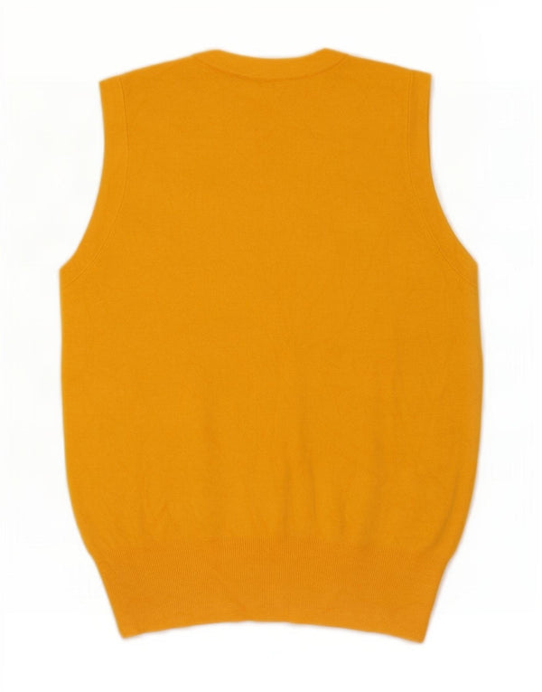Zara Γυναικείο Γιλέκο Tank Top UK 12 Medium Yellow Viscose
