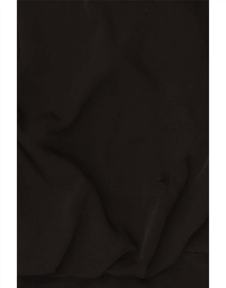 Zara Γυναικείο Αμάνικο Φόρεμα A-Line UK 14 Medium Μαύρο