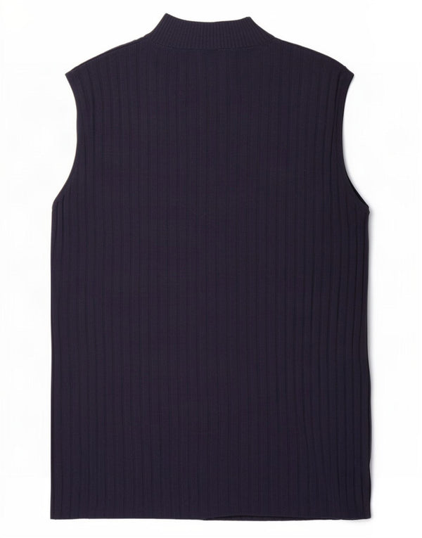 Marks & Spencer Γυναικείο γιλέκο Tank Top 10 Small Navy Blue Viscose