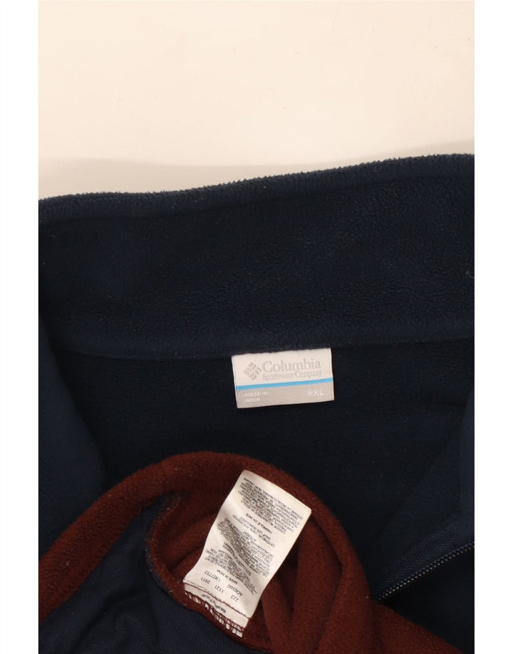 Ανδρικό μπουφάν Columbia Fleece UK 44 2XL Maroon Colourblock Polyester