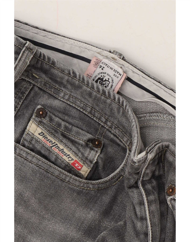 Γυναικείο Diesel Flared Jeans W26 L27 Γκρι βαμβακερό