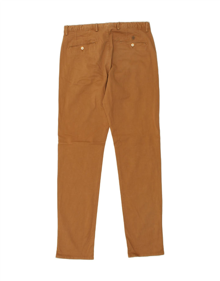MASSIMO DUTTI Womens Slim Fit Chino Trousers EU 42 Large W32 L33  Brown | Vintage Massimo Dutti | Thrift | Second-Hand Massimo Dutti | Used Clothing | Messina Hembry 
