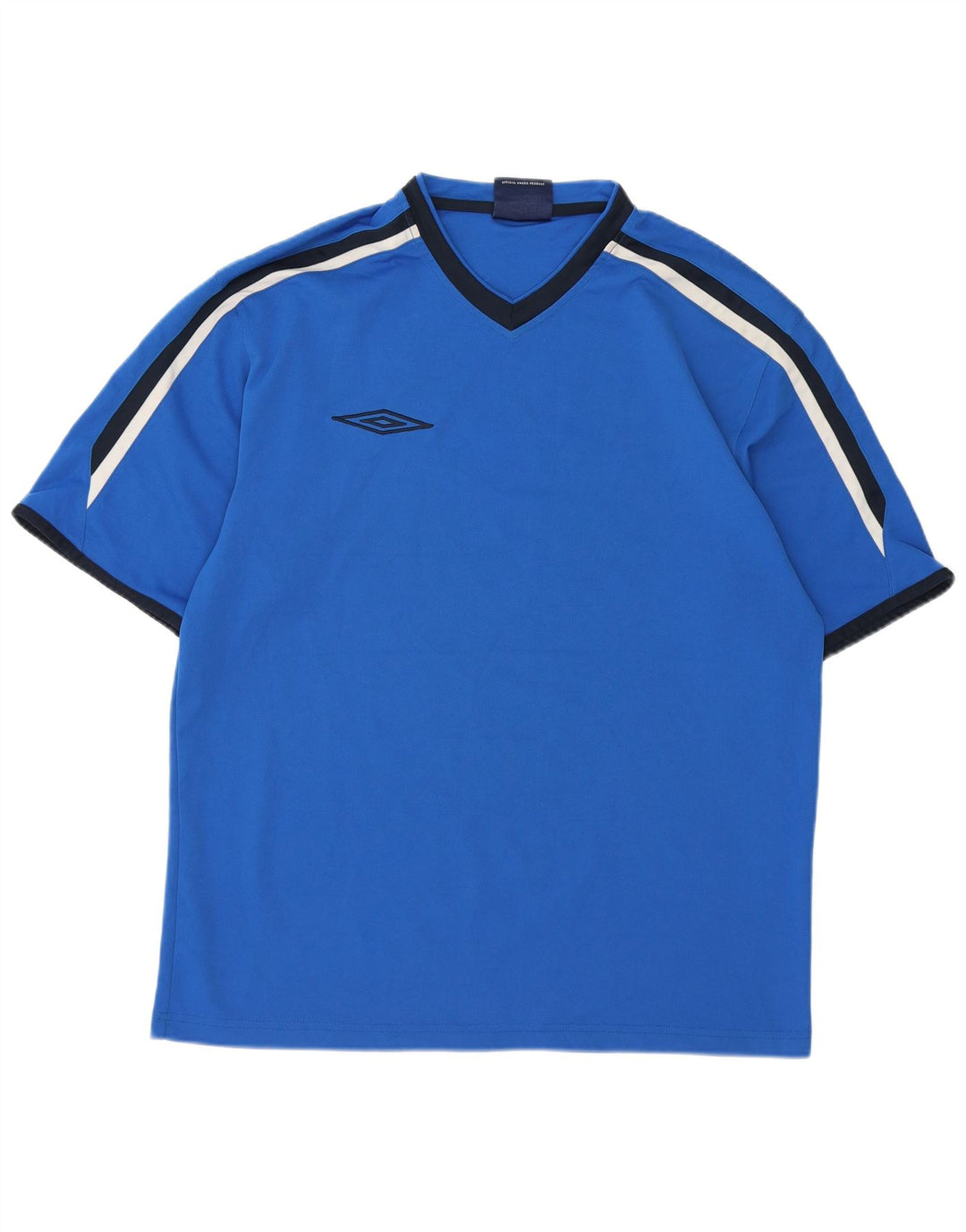 UMBRO Mens T-Shirt Top XL Blue Polyester