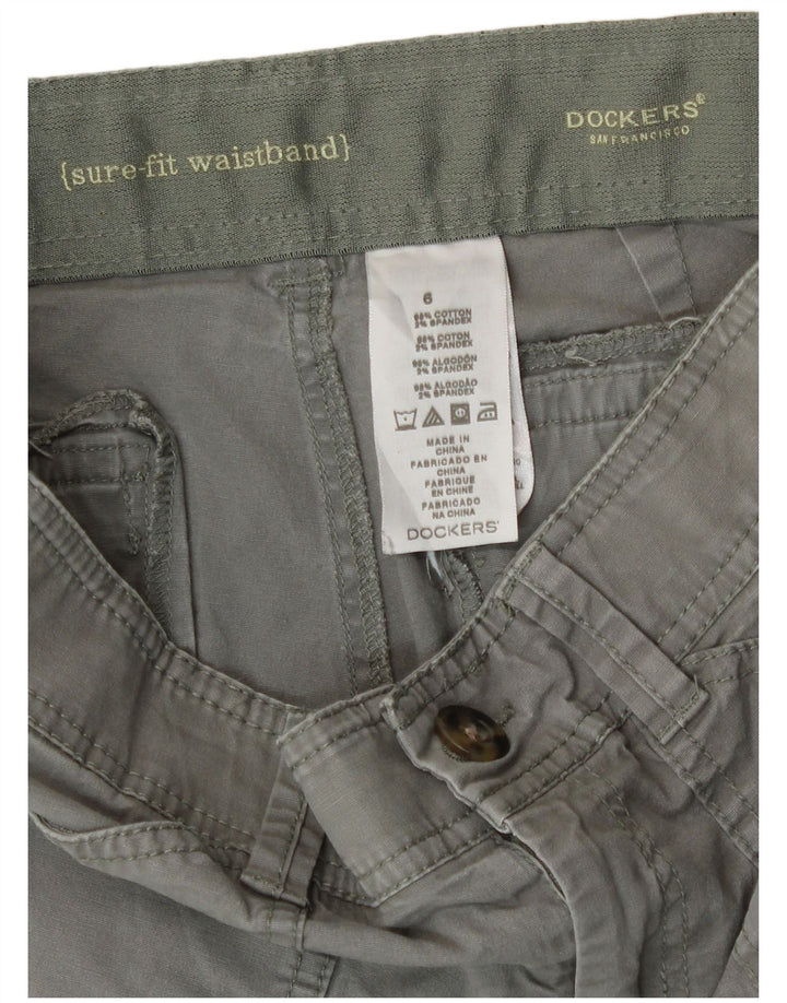 Dockers Γυναικείο Σορτς Βερμούδα Ποπλίνα US 6 Medium W30 Πράσινο βαμβακερό