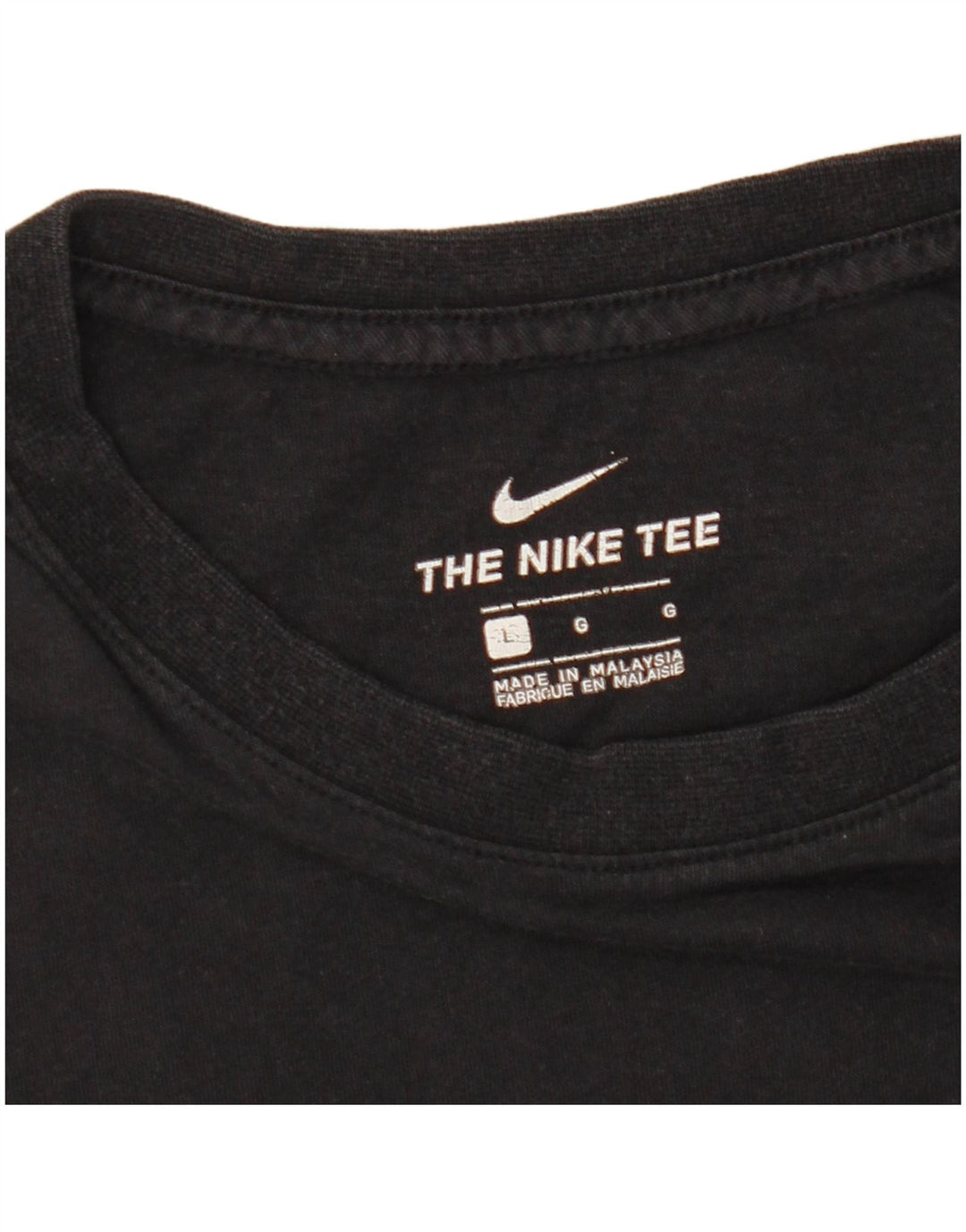 Ανδρικό T-Shirt NIKE Top Large Μαύρο