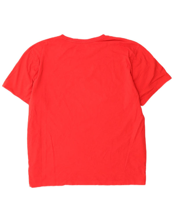 Polo Ralph Lauren Ανδρικό T-Shirt Top 2XL Κόκκινο βαμβακερό