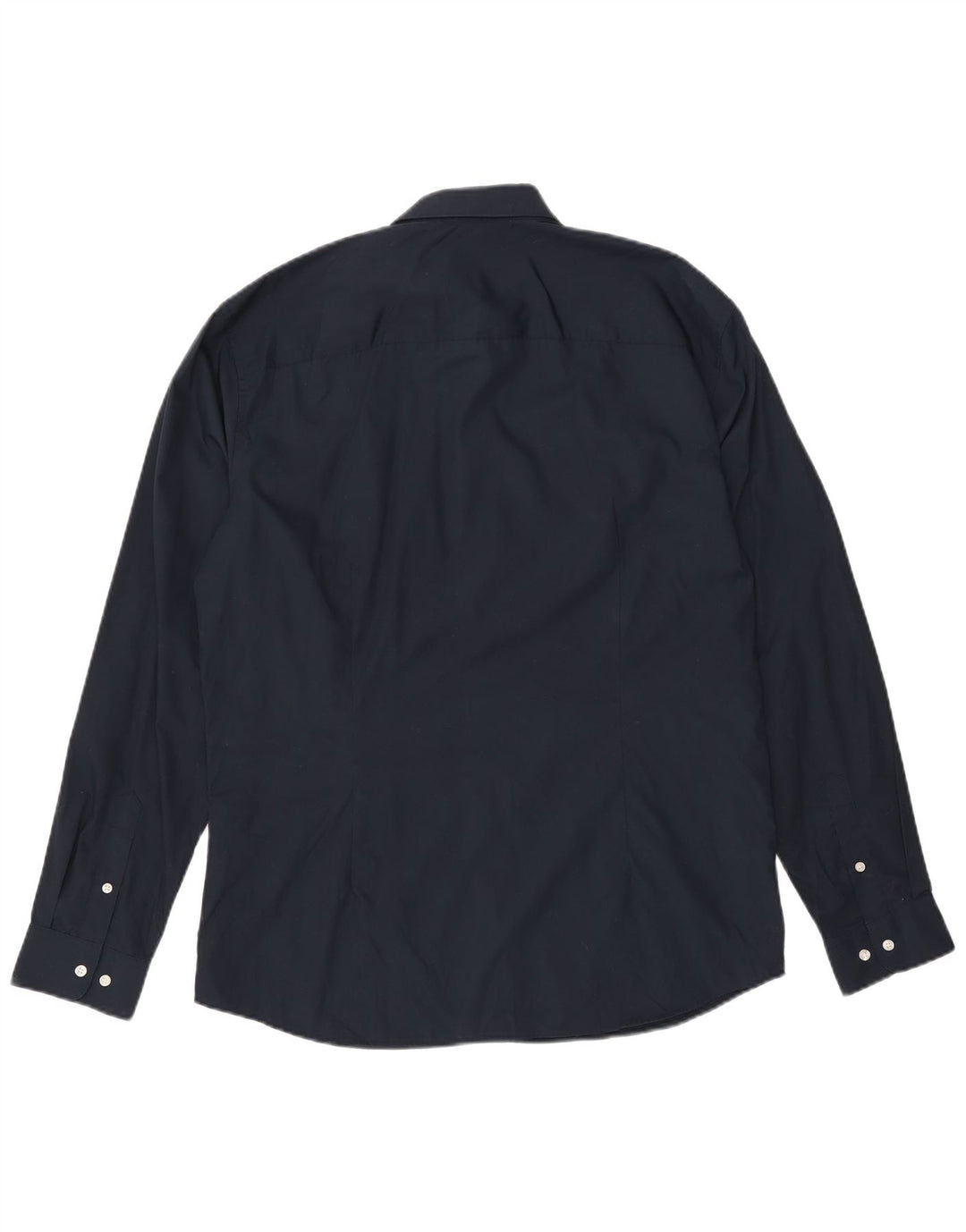JACK & JONES Ανδρικό πουκάμισο XL Navy Blue Polyester