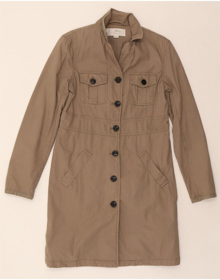 MARLBORO CLASSICS Womens Overcoat IT 40 Small Beige Cotton Vintage Marlboro Classics and Second-Hand Marlboro Classics from Messina Hembry 