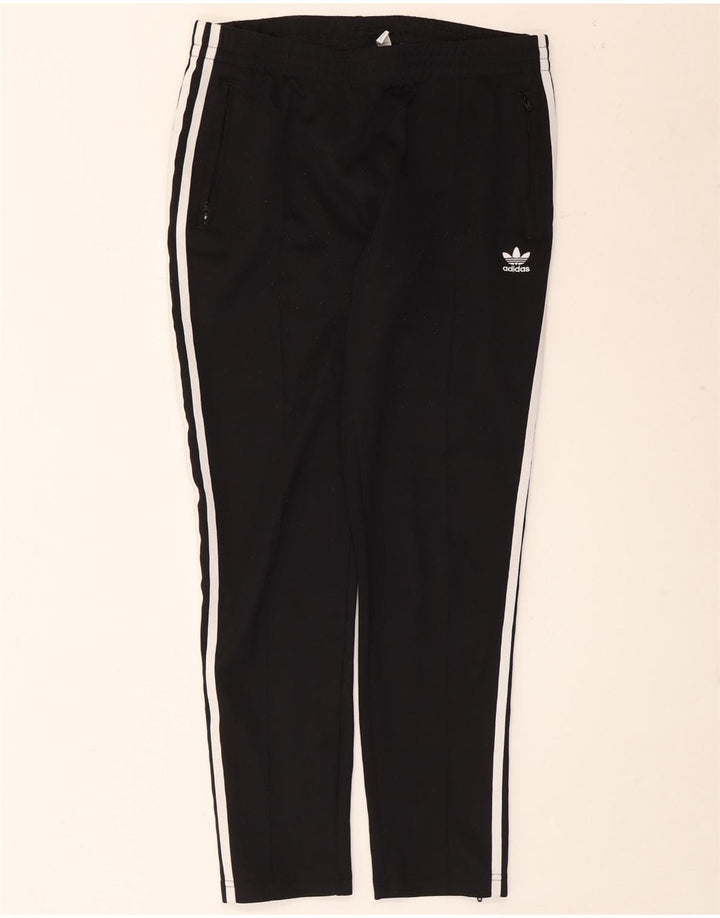 Adidas Γυναικεία φόρμα παντελόνι UK 14 μεσαίο μαύρο βαμβακερό