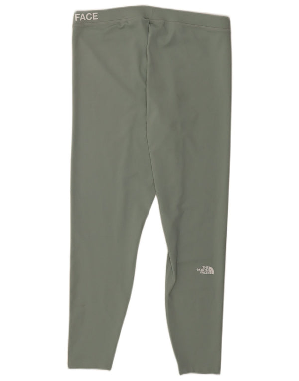 Γυναικεία γραφικά κολάν North Face Large Green Polyester Sports