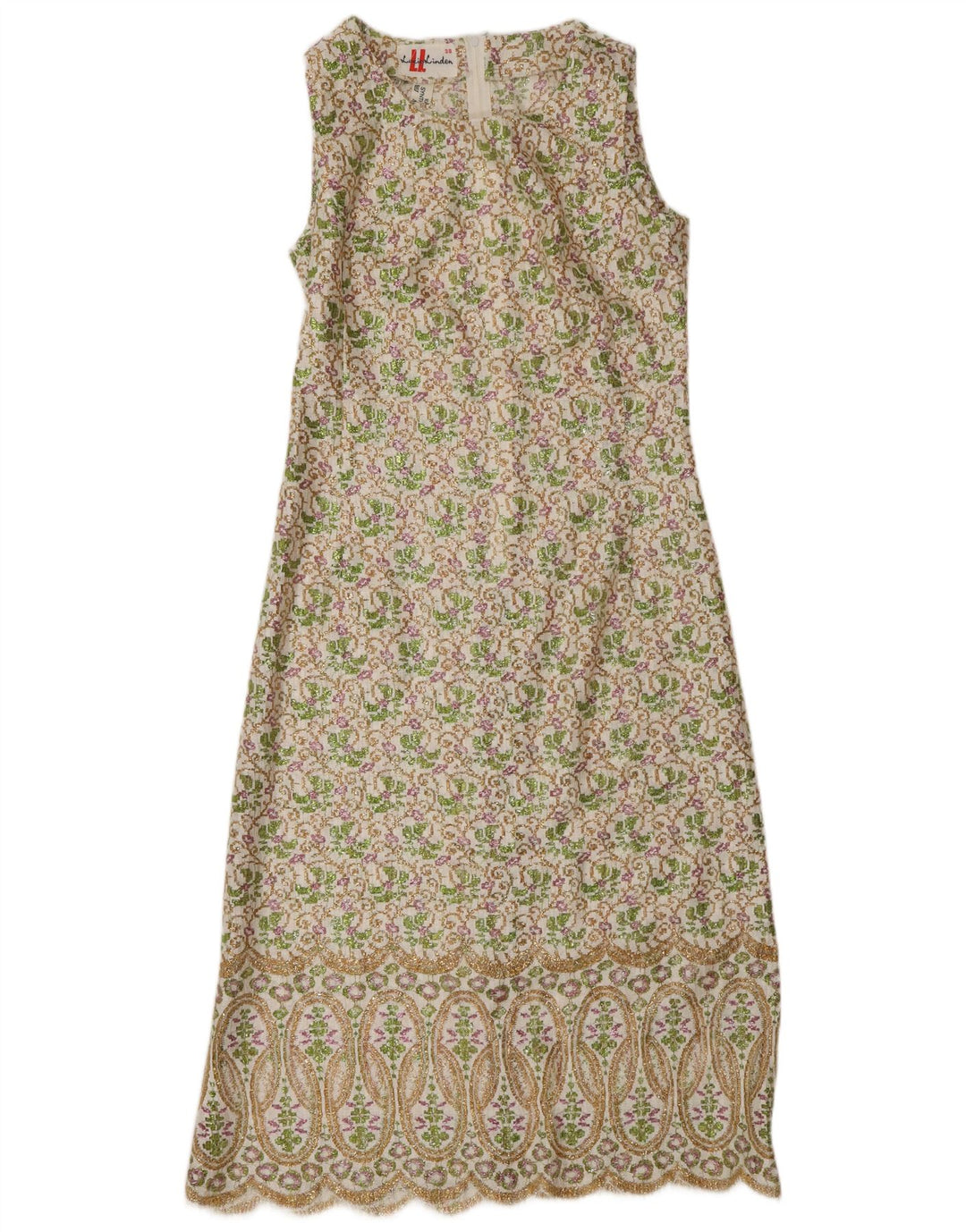 Lucie Linden Γυναικείο Maxi Shift Φόρεμα EU 38 Medium Πολύχρωμο Floral 80s