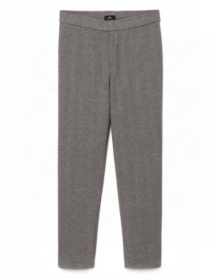 Marks & Spencer Γυναικεία κολάν Crop UK 14 Large Grey Houndstooth Polyester