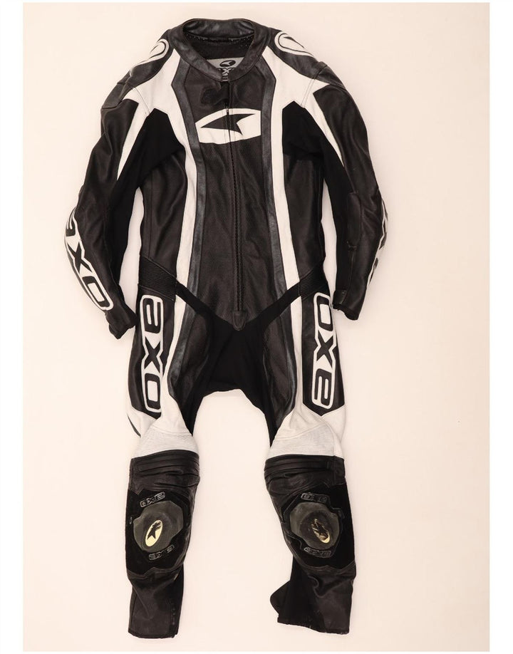 AXO Boys Graphic Jumpsuit 10-11 Years Black Colourblock Δερμάτινη μοτοσυκλέτα