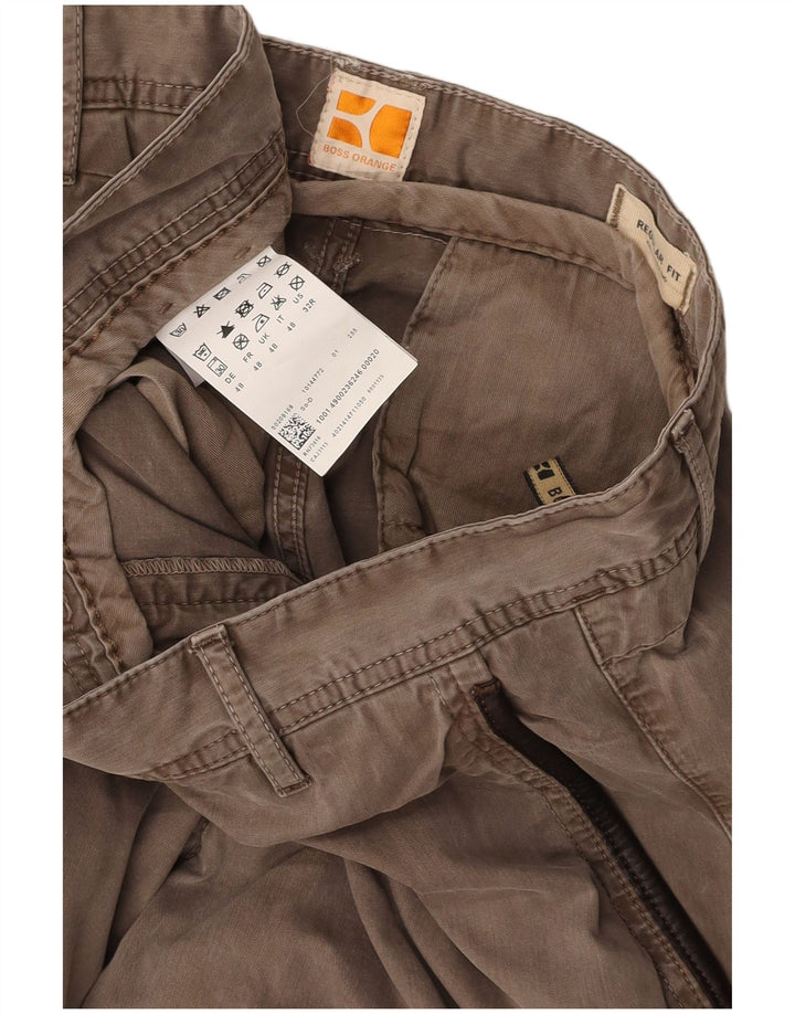 Ανδρικό παντελόνι Chino HUGO BOSS IT 48 Medium W32 L31 Brown