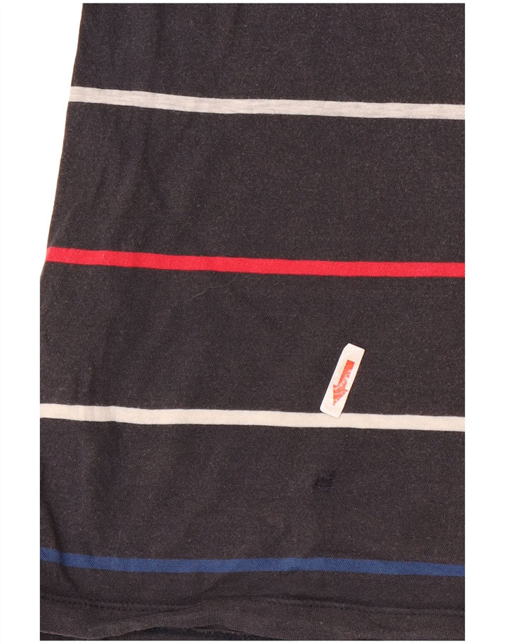 GANT Ανδρικό T-Shirt Top μεγάλο γκρι ριγέ βαμβακερό