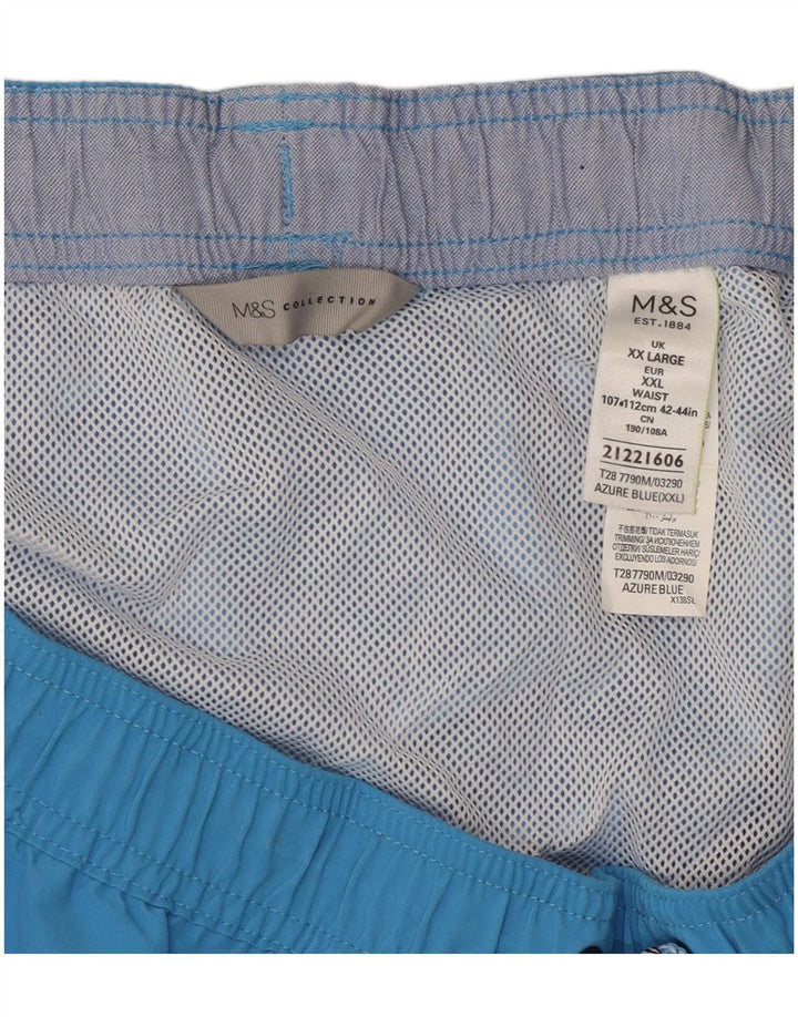 Ανδρικό σορτς κολύμβησης Marks & Spencer 2XL μπλε πολυεστέρα
