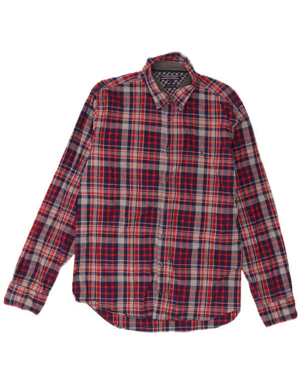 Ανδρικό πουκάμισο Tommy Hilfiger New York Fit XL Red Check Cotton