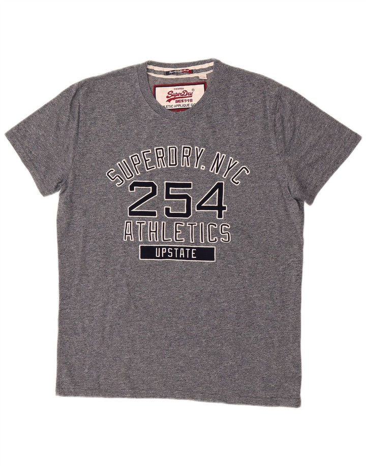 Ανδρικό γραφικό T-Shirt Superdry Top XL Γκρι βαμβακερό
