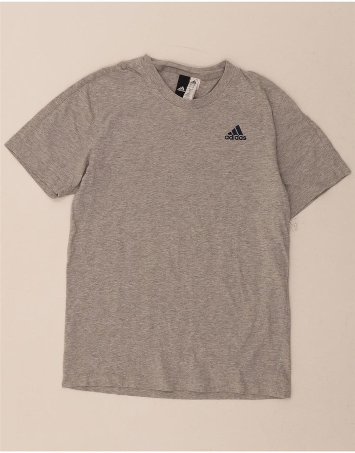 ADIDAS Mens T-Shirt Top XS Grey Cotton Vintage Adidas and Second-Hand Adidas from Messina Hembry 