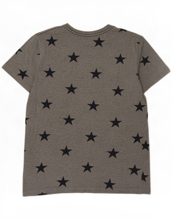 Gant Girls Graphic T-Shirt Top 13-14 Years Grey Cotton