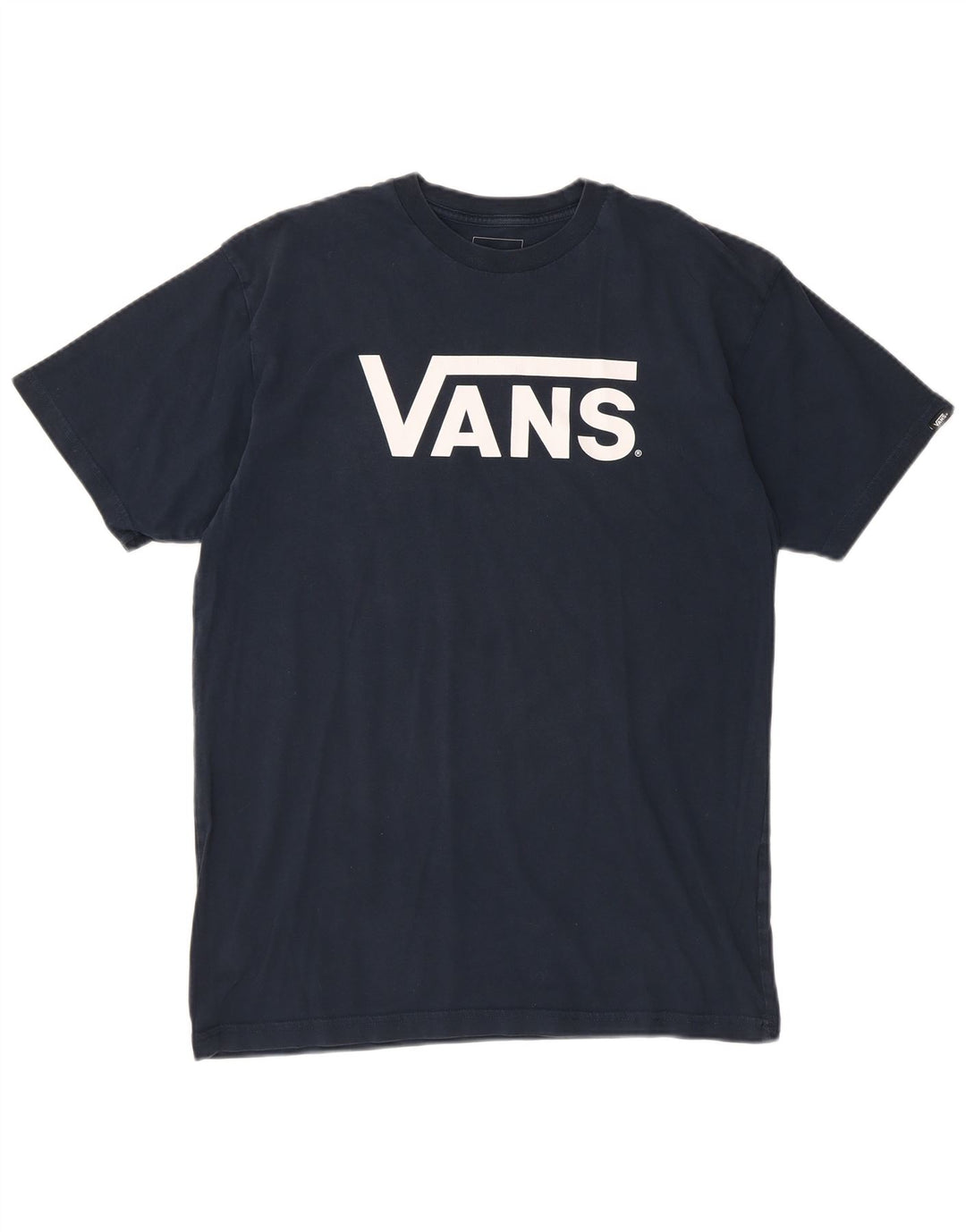 Γραφικό T-Shirt Ανδρικό VANS Classic Εφαρμογή Τοπ μεσαίου μπλε βαμβακερό