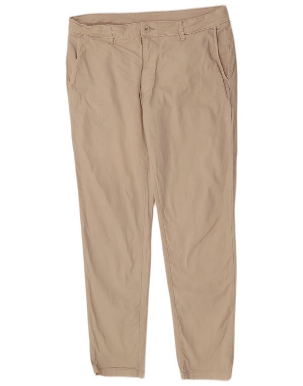Zara Ανδρικό Slim παντελόνι Chino EU 46 XL W36 L30 Beige βαμβακερό